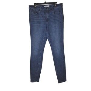 Athleta Sculptek Skinny Dark Blue Womens Jeans Size 14T RN 54023